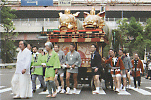 獅子頭山車